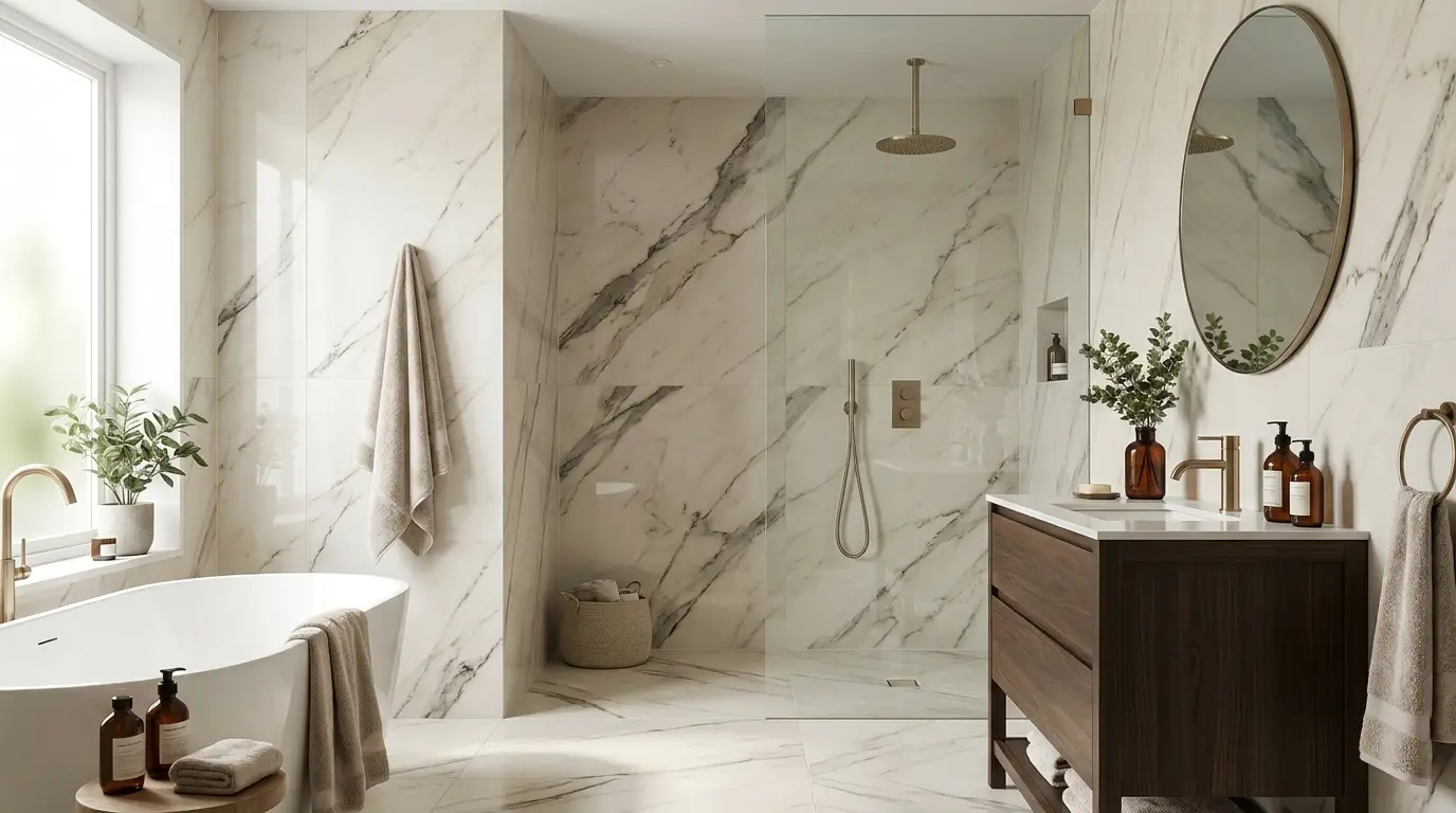 Bathroom electrical work