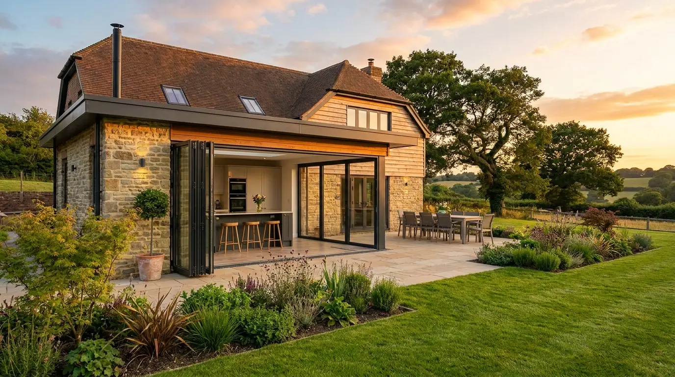 A bright, well-lit modern home interior in East Sussex