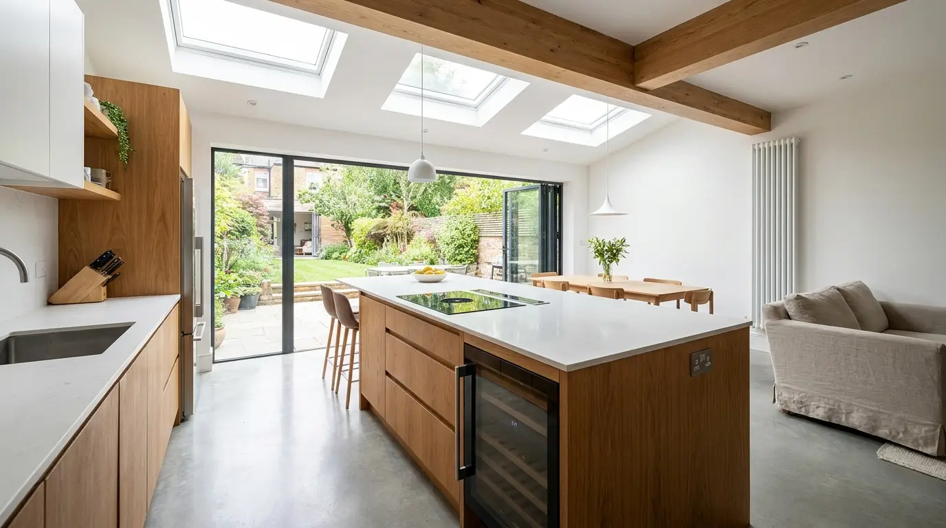 Kitchen refurb wiring and lighting